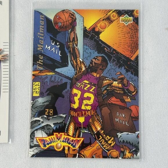 Karl Malone 12 Card Lot NM With 2004 Upper Deck Authentic SP 1993 Fanimation - Picture 13 of 13